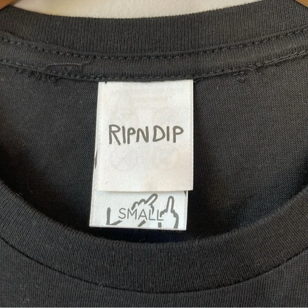 NWT RIPNDIP Black Graphic T-Shirt - Picture 2 of 4